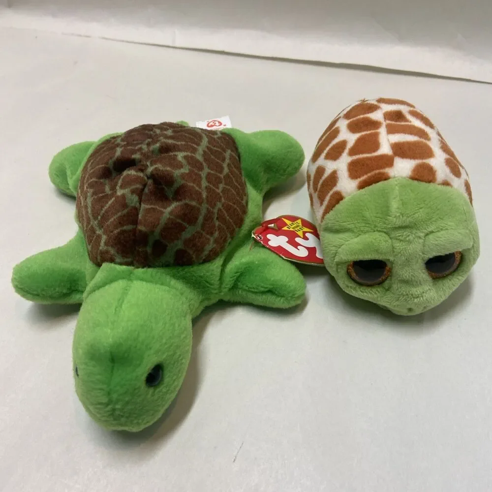Ty Beanie Turtles Lot of 2 Assorted